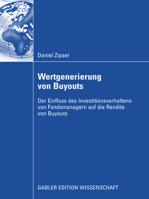 cover image of Wertgenerierung von Buyouts